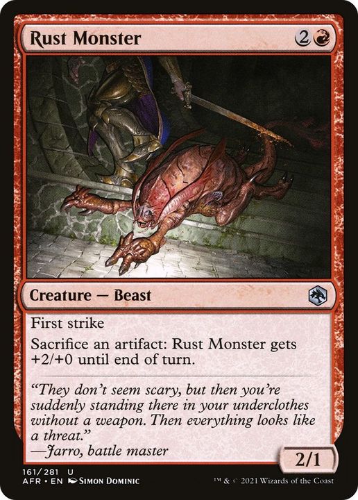 Rust Monster in the group Magic the Gathering / Sets / Adventures in the Forgotten Realms at Proxyprinters.com (38925)