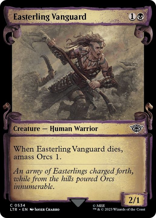 Easterling Vanguard in the group Magic the Gathering / Types / Creatures / Warrior at Proxyprinters.com (38927)