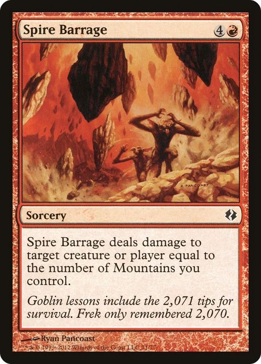 Spire Barrage in the group Magic the Gathering / Types / Colors / Red at Proxyprinters.com (38930)