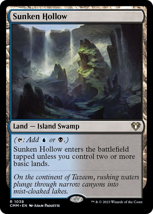 Sunken Hollow in the group Magic the Gathering / Sets / Commander Masters at Proxyprinters.com (38936)