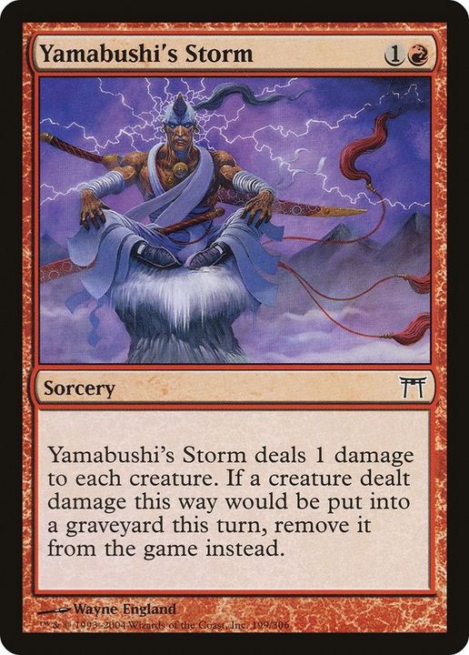 Yamabushi's Storm in the group Magic the Gathering / Types / Colors / Red at Proxyprinters.com (3897)