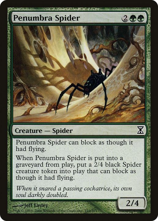 Penumbra Spider in the group Magic the Gathering / Types / Colors / Green at Proxyprinters.com (38975)