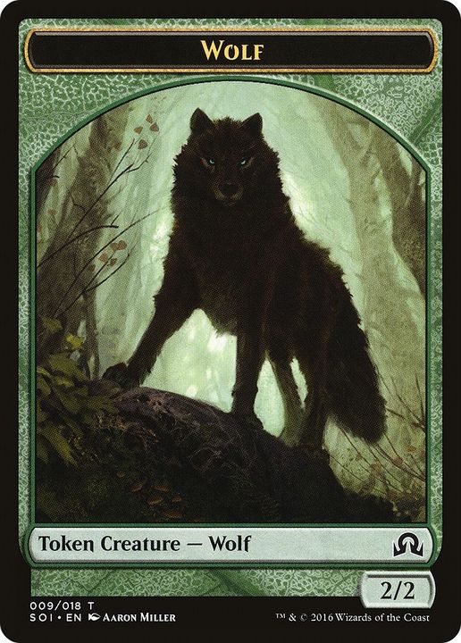 Wolf in the group Magic the Gathering / Types / Colors / Green at Proxyprinters.com (3898)