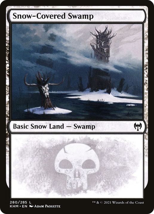 Snow-Covered Swamp in the group Magic the Gathering / Types / Land / Swamp at Proxyprinters.com (38993)