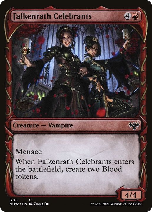 Falkenrath Celebrants in the group Magic the Gathering / Types / Colors / Red at Proxyprinters.com (38999)