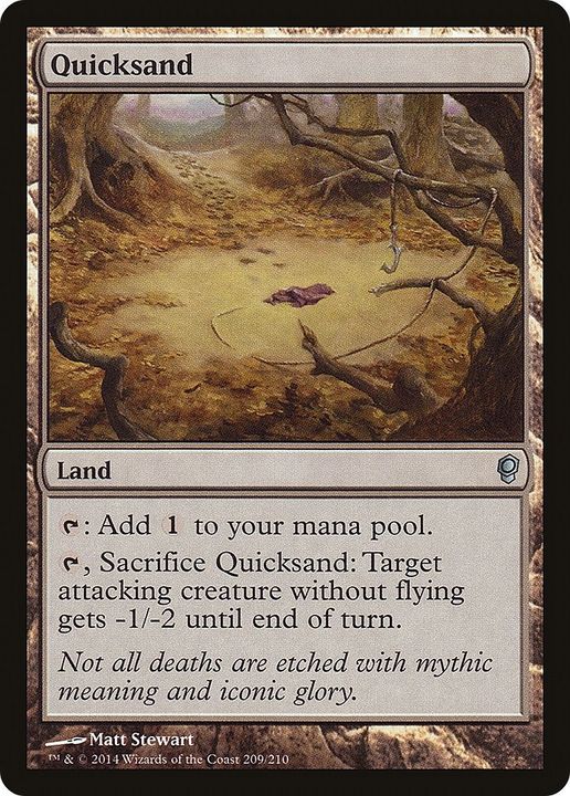 Quicksand in the group Magic the Gathering / Types / Colors / Colorless at Proxyprinters.com (39025)