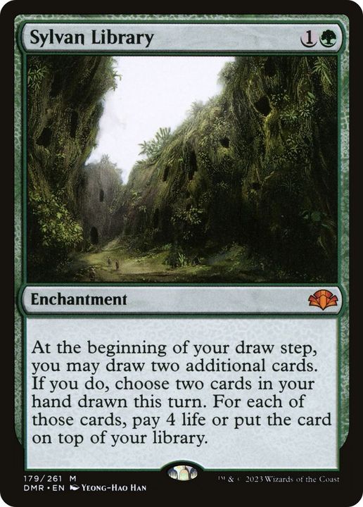 Sylvan Library in the group Magic the Gathering / Types / Enchantment / Enchantment at Proxyprinters.com (39056)