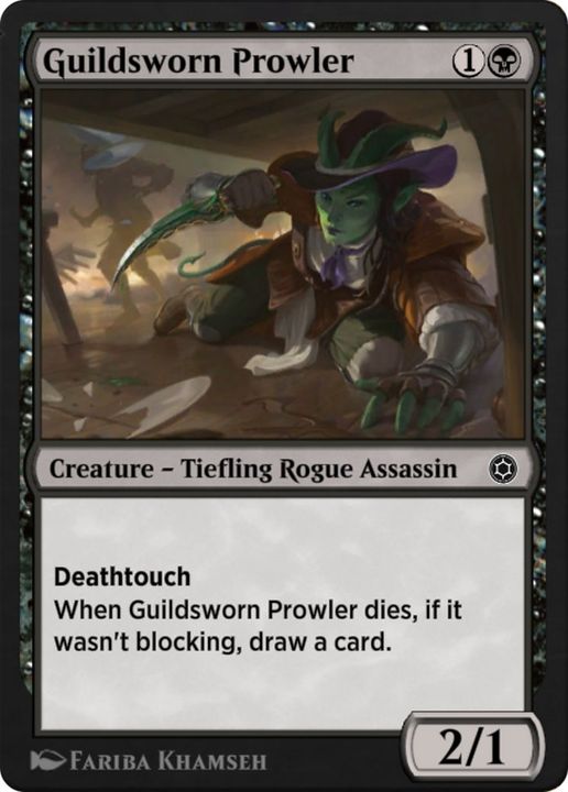 Guildsworn Prowler in the group Magic the Gathering / Types / Colors / Black at Proxyprinters.com (39081)