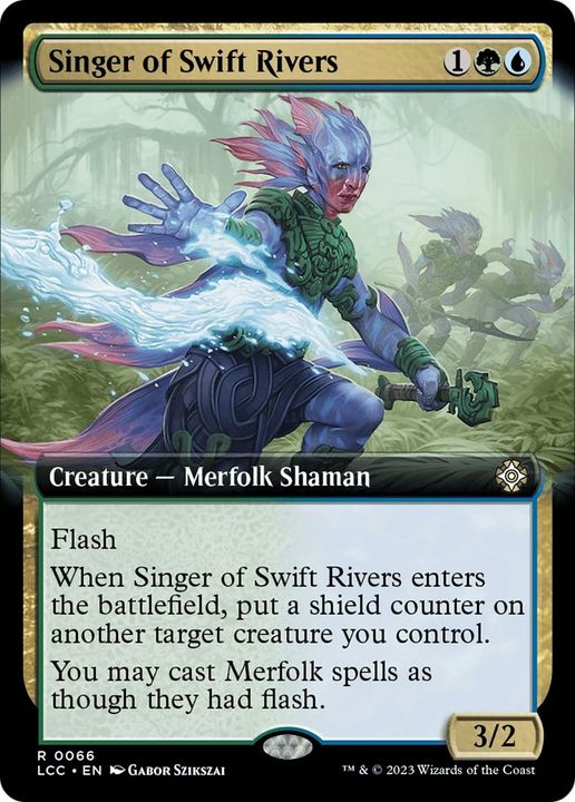 Singer of Swift Rivers in the group Magic the Gathering / Types / Colors / Multicolors / G, U at Proxyprinters.com (39098)