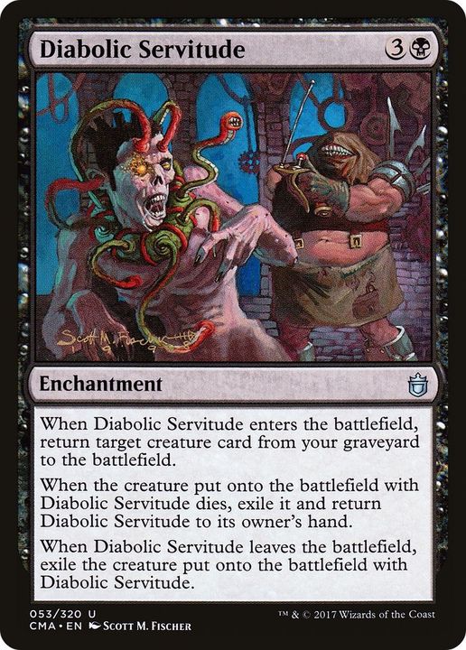 Diabolic Servitude in the group Magic the Gathering / Types / Enchantment / Enchantment at Proxyprinters.com (3910)