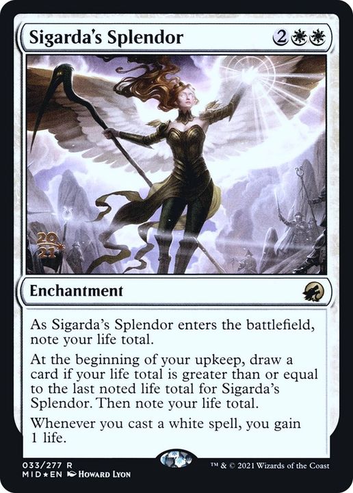 Sigarda's Splendor in the group Magic the Gathering / Sets / Innistrad: Midnight Hunt Promos at Proxyprinters.com (39115)