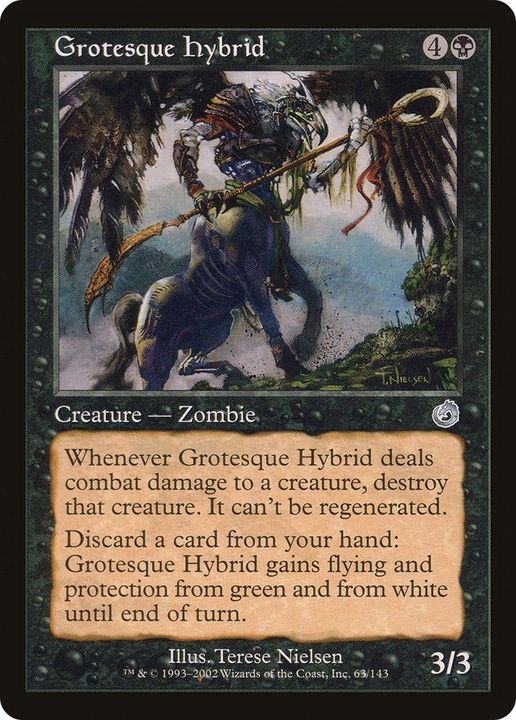 Grotesque Hybrid in the group Magic the Gathering / Types / Creatures / Zombie at Proxyprinters.com (39121)