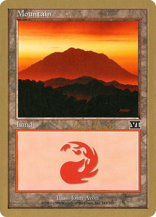 Mountain in the group Magic the Gathering / Sets / World Championship Decks 1999 at Proxyprinters.com (39132)