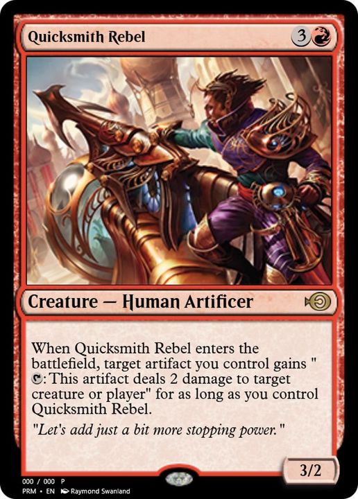 Quicksmith Rebel in the group Magic the Gathering / Types / Creatures / Human at Proxyprinters.com (39136)