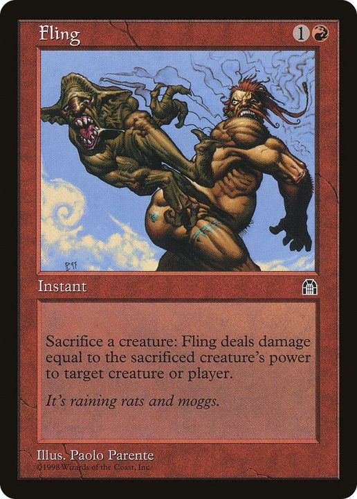 Fling in the group Magic the Gathering / Types / Colors / Red at Proxyprinters.com (39137)