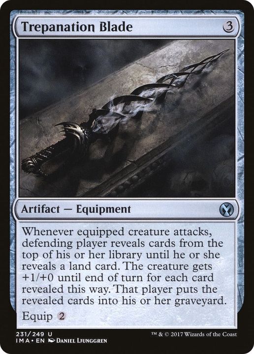 Trepanation Blade in the group Magic the Gathering / Types / Artifacts / Artifact at Proxyprinters.com (39146)