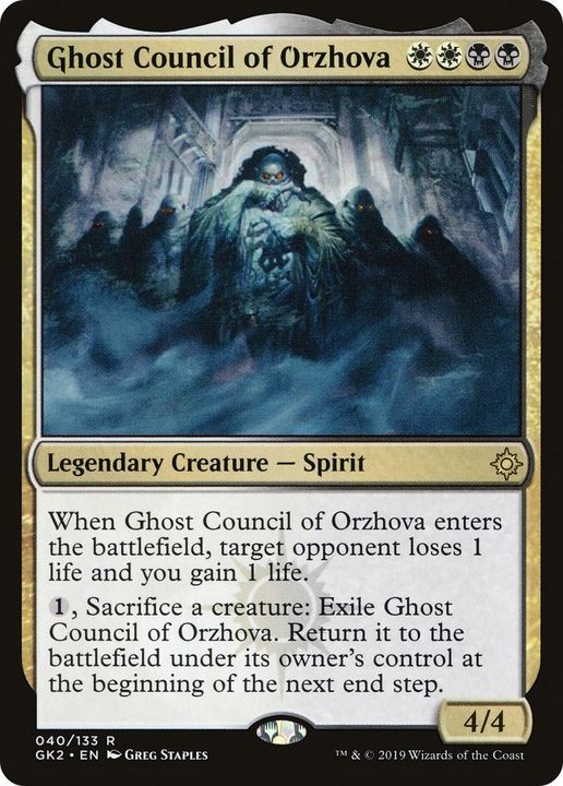 Ghost Council of Orzhova in the group Magic the Gathering / Types / Colors / Multicolors / B, W at Proxyprinters.com (39150)