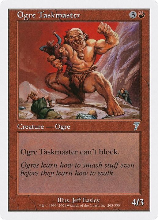 Ogre Taskmaster in the group Magic the Gathering / Types / Colors / Red at Proxyprinters.com (39154)