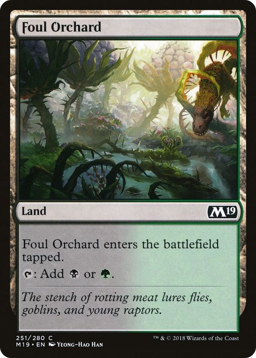 Foul Orchard in the group Magic the Gathering / Sets / Core Set 2019 at Proxyprinters.com (39168)