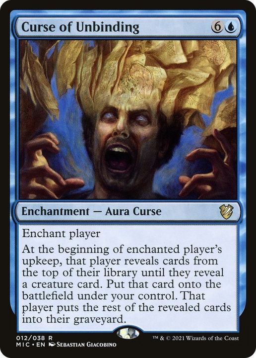 Curse of Unbinding in the group Magic the Gathering / Types / Colors / Blue at Proxyprinters.com (39223)