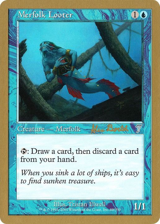 Merfolk Looter in the group Magic the Gathering / Types / Colors / Blue at Proxyprinters.com (39244)