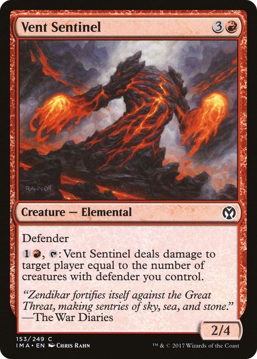 Vent Sentinel in the group Magic the Gathering / Types / Colors / Red at Proxyprinters.com (39249)