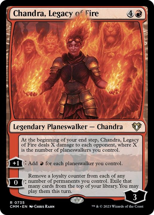 Chandra, Legacy of Fire in the group Magic the Gathering / Sets / Commander Masters at Proxyprinters.com (39256)