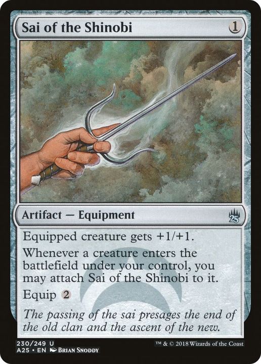 Sai of the Shinobi in the group Magic the Gathering / Types / Artifacts / Artifact at Proxyprinters.com (39257)