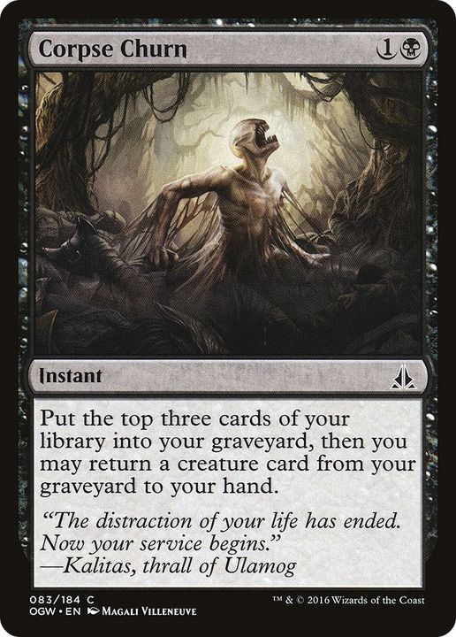 Corpse Churn in the group Magic the Gathering / Types / Colors / Black at Proxyprinters.com (39266)