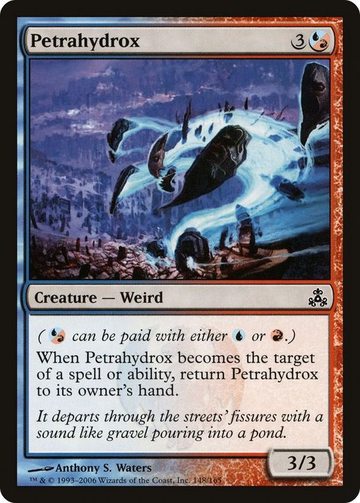 Petrahydrox in the group Magic the Gathering / Types / Colors / Multicolors / R, U at Proxyprinters.com (39276)