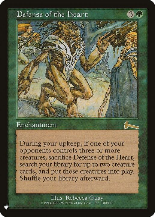 Defense of the Heart in the group Magic the Gathering / Types / Enchantment / Enchantment at Proxyprinters.com (39284)