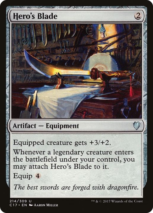 Hero's Blade in the group Magic the Gathering / Types / Artifacts / Artifact at Proxyprinters.com (39296)