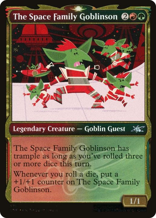 The Space Family Goblinson in the group Magic the Gathering / Types / Colors / Multicolors / G, R at Proxyprinters.com (39302)