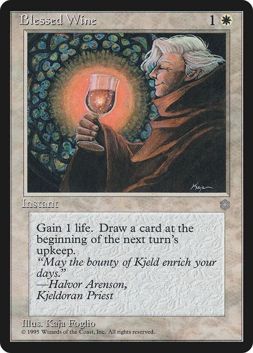 Blessed Wine in the group Magic the Gathering / Types / Colors / White at Proxyprinters.com (39304)