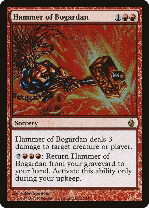 Hammer of Bogardan in the group Magic the Gathering / Types / Colors / Red at Proxyprinters.com (39311)