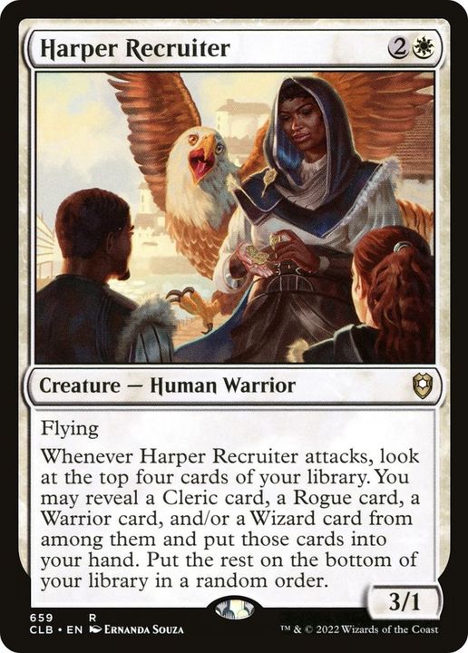 Harper Recruiter in the group Magic the Gathering / Sets / Commander Legends: Battle for Baldur's Gate at Proxyprinters.com (39333)