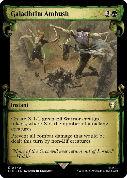 Galadhrim Ambush in the group Magic the Gathering / Types / Colors / Green at Proxyprinters.com (39352)