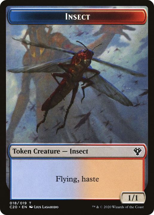 Insect in the group Magic the Gathering / Types / Colors / Multicolors / R, U at Proxyprinters.com (39358)