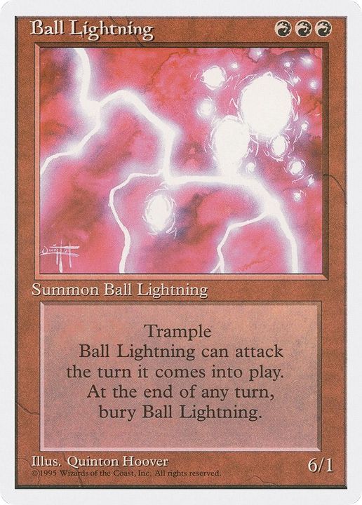 Ball Lightning in the group Magic the Gathering / Sets / Fourth Edition at Proxyprinters.com (39368)