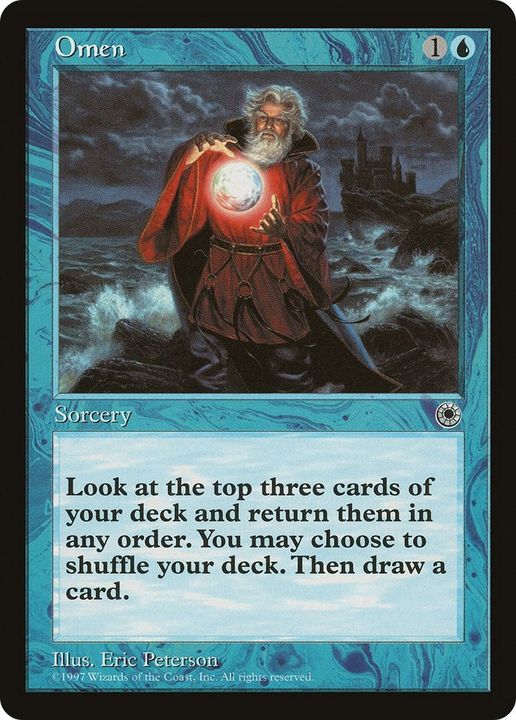 Omen in the group Magic the Gathering / Types / Colors / Blue at Proxyprinters.com (39388)