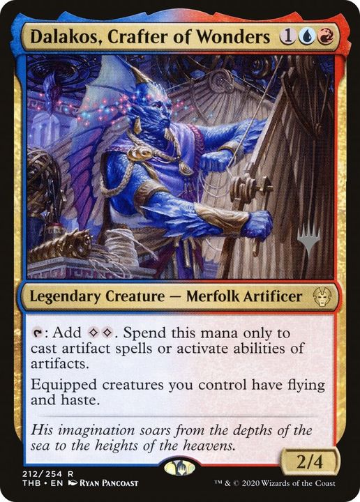 Dalakos, Crafter of Wonders in the group Magic the Gathering / Sets / Theros Beyond Death Promos at Proxyprinters.com (39404)