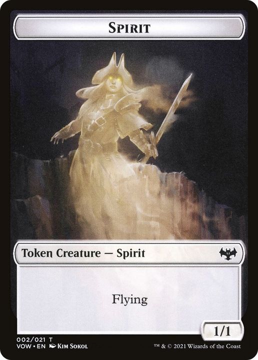 Spirit in the group Magic the Gathering / Types / Colors / White at Proxyprinters.com (39408)