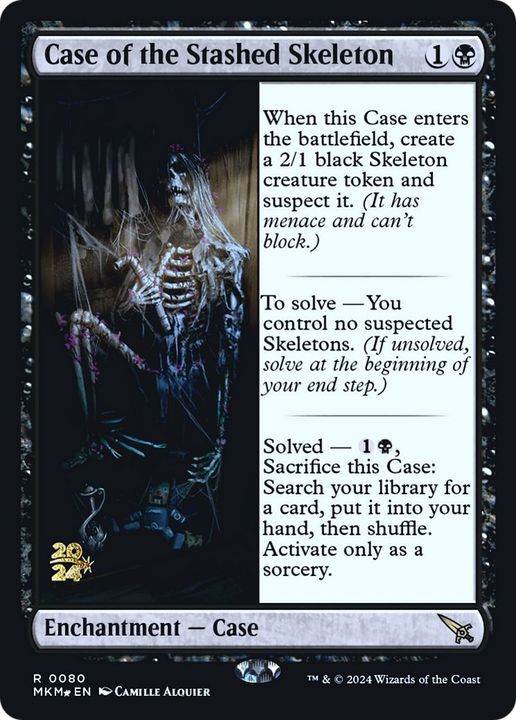 Case of the Stashed Skeleton in the group Magic the Gathering / Sets / Murders at Karlov Manor Promos at Proxyprinters.com (39410)