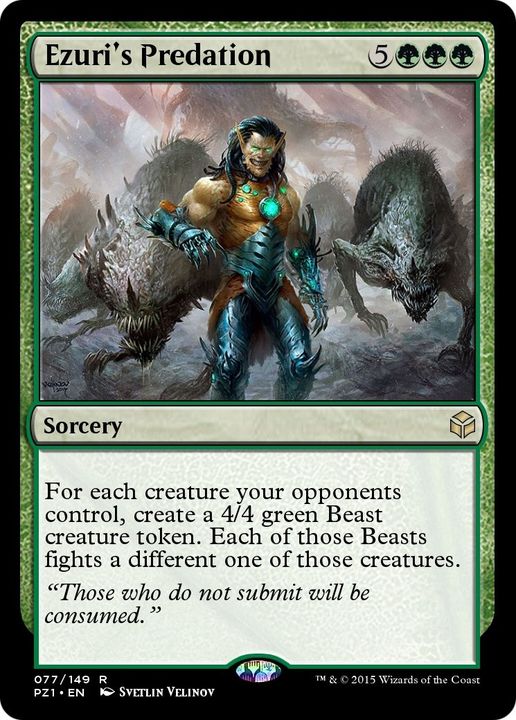 Ezuri's Predation in the group Magic the Gathering / Types / Colors / Green at Proxyprinters.com (39421)