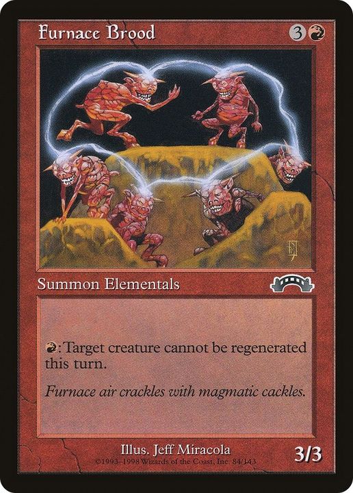 Furnace Brood in the group Magic the Gathering / Types / Colors / Red at Proxyprinters.com (3943)