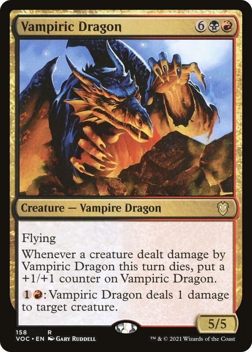 Vampiric Dragon in the group Magic the Gathering / Sets / Crimson Vow Commander at Proxyprinters.com (39434)