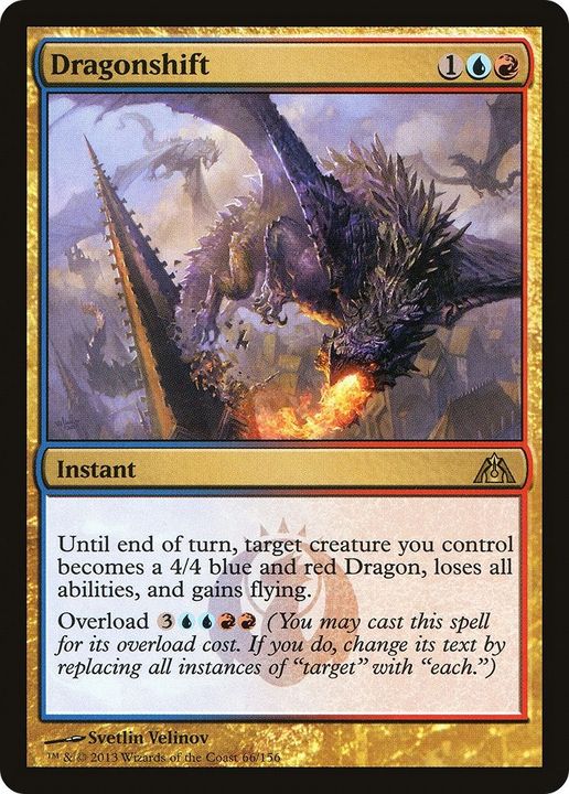 Dragonshift in the group Magic the Gathering / Types / Colors / Multicolors / R, U at Proxyprinters.com (39452)