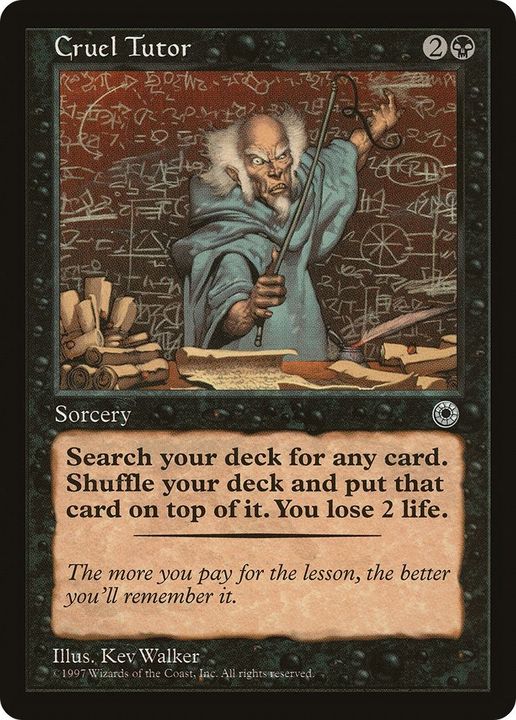 Cruel Tutor in the group Magic the Gathering / Sets / Portal at Proxyprinters.com (39455)