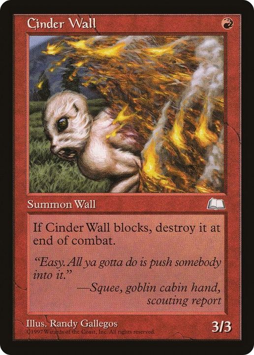 Cinder Wall in the group Magic the Gathering / Sets / Welcome Deck 2016 at Proxyprinters.com (39486)