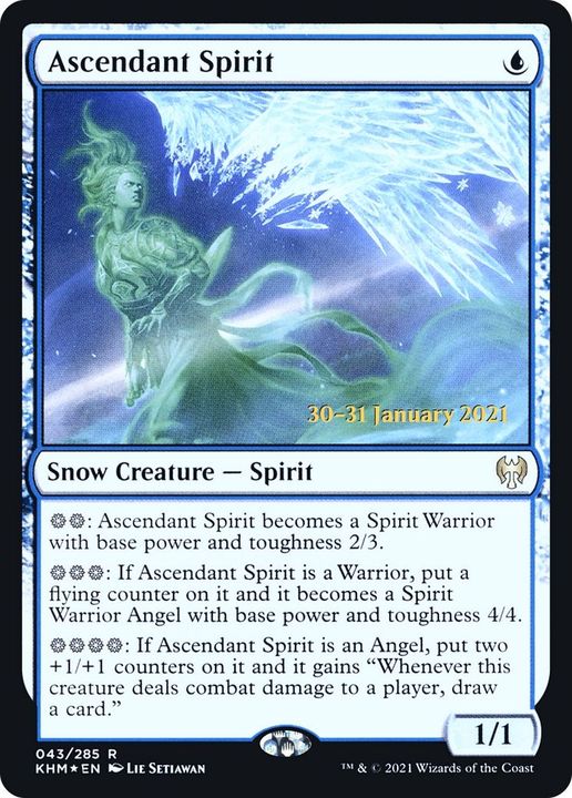 Ascendant Spirit in the group Magic the Gathering / Types / Colors / Blue at Proxyprinters.com (39493)